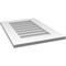 Ekena Millwork Vertical Surface Mount PVC Gable Vent: Non-Functional, w/ 3-1/2"W x 1"P Standard Frame, 18"W x 26"H GVPVE18X2601SN - alternate 5